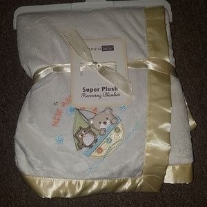 Super plush receiving blanket.  30"x30"